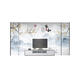 XMSJ Custom 2024 Ceramic Tile TV Background Slab Sala de estar Sala de estar NUEVO CHINA CHINA Microcristalina Sombra microcristalina Microcristalina Azulejos 795 Square Single Piece 800800 3895