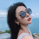 Angelamiao Polarized Sunglasses Women's Classic Versatile Driver Sunshade Large Frame Slimming Sunscreen Sunglasses Chinese Valentine's Day Gift