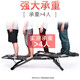 Lunch treasure folding bed singles, people's lounge chair, lunch break folding chair, office lunch break bed portable bed nap chair, home lunch break chair *optimized* [Spring and summer breathable cushion] high load-bearing-black