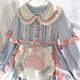 Tannuu Lolita dress dream girl op student lolita cute daily dress object sweet cat cat L