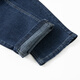 LIMENG jeans men's straight-leg loose stretch large size casual jeans for all seasons trend blue gray (regular) 33