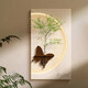
Hydroponic green plants cream style porch decoration painting sandstone three-dimensional entrance corridor corridor hanging painting living room wall light painting 80*160 multi-layer three-dimensional sandstone + glass vase + imitation 14757 power bank remote control [Send power bank - no need