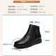 Fuguiniao Winter Short Boots Женские снежные ботинки искренние кожаные овчины мех интегрированные средние и пожилые туфли с матерью хлопчатобу