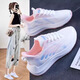 Hongxing Marke gebrochene Frauenschuhe 2025 Frühling Neues Soft-Soled Light Sports Schuhe Studentin Casual Damen Wanderschuhe G-H831 Black 39