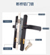 XMSJ custom 92259230 aluminum alloy door lock 9235 broken bridge aluminum inner and outer sleeve door lock balcony door handle double 9230 gold