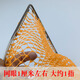 Yuxiyuan solid wooden handle integrated copy net stainless steel double circle net head fishing net to catch crabs, shrimps, seafood, fishing gear, wooden handle 60 cm, mouth width 35 cm, depth 30 cm