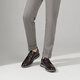 Aokang (Aokang) [Serie Wanbu] Zapatos para hombres nuevos zapatos de cuero informal de bajo techo zapatos de encaje para hombres 1221514110 marrón 40