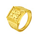 SOM old phoenix gold ring men's solid gold 9999 fortune ring big gold ring for father's day to give to elders blessing gold ring alive about 14.3-14.7