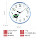 丽声（RHYTHM）简约夜光客厅挂钟卧室时钟时尚钟表装饰表挂墙24cm蓝色CMG727NR04