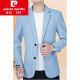 Pier Cardin brand men's clothing Spring and autumn new suit middle-aged men's business casual blazer trendy men's decoration body 3291 beige XL