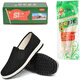 3520 official store flagship old Beijing black cloth shoes men's breathable non-slip wear-resistant beef tendon sole work soft sole dad's cloth shoes summer 3520 black cloth shoes beef tendon sole [yellow sole] free insole 40 [250]
