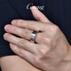 GsunG platinum ring men's PT950 new brushed matte ring platinum ring men's fashionable and atmospheric inner arc priced by gram, contact customer service before bidding for gold price