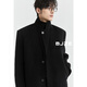 Earl Dowle [Long Over Knee/Down Bottom] Full Wool Coat 100% Men's Commuter Jacket 2024 Autumn and Winter New Midnight Black (Regular Style) XL (180)