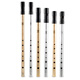 
Shanbei Irish Whistle Flute C-Tuning D-Tuning Flute Children Beginners Treble Direct Flute Recorder Six-hole Instrument Playing C-Tuning Silver + Rich