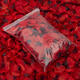 Hermosa simulación Rose Pétalos falsos Falsos Boda Boda Flower Girl Spprinkles Propuesta Romántica Confesión Decoración Decoración Pétalos Gran rojo [1000 piezas/paquete]