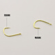 Golden Haixi fishhook with or without barbs Thin-strip Haixi raft fishing stream fishhook Valley wheat crucian carp tilted mouth fishhook Golden Haixi with barbs 50 pieces No. 5