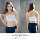 Korean style anti-exposure tube top bottoming underwear for women, short style, thin strapless top, bra, white (tube top), one size fits all