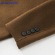 Lomon wool double-sided woolen coat men's autumn and winter mid-length suit collar woolen windbreaker jacket men's clothing