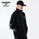
BOY LONDON [Black Deacon] Spring men and women's style black trendy and cool knitted jacket N12801 Black XL