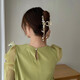 Kamalan (Kamalun) Haarclip Rücken der Kopf Elegant Temperament Blume Grab Clip Chuck Haie Clip High-End-Haarclip weibliche Erwachsene Nische Hair Accessoires Lilie des Valley Flower Grab Clip + Geschenkbox (nicht graviert)
