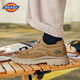 Dickies work shoes men's shoes casual leather shoes trendy low top British style big-head leather shoes versatile casual shoes brown 43