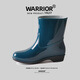 Pull back women's rain boots adult mid-calf rain boots waterproof shoes rubber shoes overshoes water boots HXL23-S Green-Yuyou 39