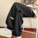 
Disney boys' pants autumn and winter style 2024 new children's sports pants, wardrobe pants autumn clothes, street fashion handsome plush thick casual pants K1049-black+K1049-gray spring and autumn style 2 120cm