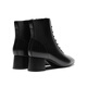 Wahre Schönheitshirschstiefel Winterhirschhaut Hochwehr und schlanke Modestiefel für Frauen Y3523DD3 Black 35