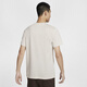 Nike Nike Tennis Uniform kurzärmeliges T-Shirt New Herren Rund Neck Sport T-Shirt Kulturelle Hemd bequem atmungsaktive Sportswear HF6218-104 [Hell Brown] XL