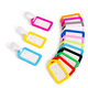 Deyin (befon) luggage tag tag label name tag label label suitcase sign boarding sign sticker anti-lost suitcase pendant dark color 6 packs 2092
