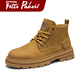 Fitti Pahris Luxury Luxury Martin Boots Men 2025 AUTOMNE NOUVELLE CHAUSSION DE TRAVAIL HAUTS HORTS BOOTS MENS BOOTS MENS BOOTS MENS BOOTS NON SLIP USE-RÉSISTANT ET RÉSISTANTS D'ODOR