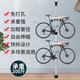 THINKRIDER Mountain Road Balance Bike Top-to-Heaven and Floor Pillar Wall Rack Children's Vehicle Display Hook Vertical Parking Rack [Enhanced and Bold] 3-meter model with 2 pairs of aluminum hooks