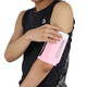 Iosn outdoor running mobile phone arm bag unisex elastic arm cover close-fitting anti-theft arm strap hand bag sports hand pink XL
