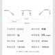 韩聚（HANJU）无框眼镜男可配近视度数防蓝光变色超轻纯钛无边框眼睛女平光镜架 玫瑰金12123款 1.74 防蓝光非球面镜片
