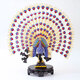 Bertha Denton Cloisonne Peacock Open Screen Ornament Cloisonné Emaille Home Crafts Hochzeit Geschenke Wohnzimmer Dekoration 50 cm