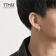TTMIX cross platinum earrings pt950 fashionable simple platinum earrings for men and women 3.0-3.2g