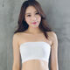 Korean style anti-exposure tube top bottoming underwear for women, short style, thin strapless top, bra, white (tube top), one size fits all