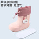 Pastor Boy para niños Botas de lluvia para niños Boy Baby Anti-Slip Ligero lindos Botas de lluvia de hombres y mujeres de jardín de infantes Polvo de conejo 160