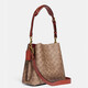 蔻驰（COACH）23新款 Willow 系列水桶包中号女士时尚气质单肩手提包可斜跨 C3890 Brass/Tan Rust