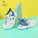 Babudou (BOBDOG) baby sandals boys toddlers 1-3 years old 2 infants and toddlers summer soft sole children's sandals girls' mobile phone steadily shoes BBB263 white 20 shoe length 14cm