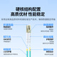 绿联光纤跳线 电信级万兆LC-LC多模双芯OM3 低烟无卤入户光纤线机房工程专用收发器跳纤尾纤 20米