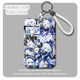 Hishi Genshin Impact Water God Funinga Card Set Student Campus -Karten und mittlere Karten Schulkarten und Zertifikatsets mit Lanyards Funinga Z15283 [Kartensätze + weiß geflochtener Schlüsselbund]