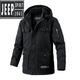 Jeep (JEEP) pure cotton winter cotton coat men's winter cotton jacket plus velvet thickened jacket cotton tooling black 9832 (added velvet) XL