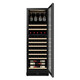 XUANFEI red wine cabinet ultra-thin temperature-controlled wine cabinet embedded built-in wine cabinet frost-free wine compressor office refrigerator 1.60 meters independent dual temperature built-in design 70 bottles