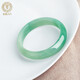 Various jade bracelets, Burmese jade bracelets, jade bracelets, women's models, natural A-grade waxy ice seeds, floating flowers for girlfriends and mothers, inner diameter 52-59