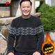
Pierre cardin new sweater men's father winter clothes plus velvet thickened warm clothes for middle-aged and elderly people middle-aged knitted sweater 40 years old 50 top clothes 6621 gray plus velvet thickened 165/M Recommended 90-110 Jin [Jin equals 0.5 kg]