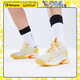 Kumpoo [Little Yellow Duck Co-Branded] G826S Shuangfeng Badminton Zapatos Shuangfeng Houyi Pro Badminton Zapatos mismo modelo para hombres y mujeres KH-D72Pro B.Duck Orange/Amarillo 38 Tamaños