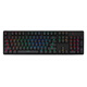 Ai Stone FE 104 full-key hot-swappable mechanical keyboard RGB backlight full-size gaming keyboard black red axis