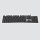 罗技（Logitech） K845有线游戏键盘 机械办公键盘 104键DIY键帽电竞键盘吃鸡键盘 小刘鸭联名节日礼物 【K845小刘鸭系列】 黑色  茶轴