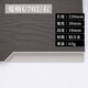 La nouvelle poignée de corne intégrée de Xiduo Porte d'armoire de tiroir de la porte Invisible Handle Invisible Poignée intégrée à fente #AIGE U702 Gris clair à double coin Middle-220 mm de long